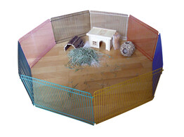 Buitenren voor hamsters 8 elementen van 34 x 23 cm