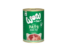 WOW CAT  ADULT Puur kip 400g     x 6