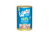 WOW CAT  JUNIOR Kip  garnalen 400g     x 6