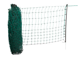 Kattennet 25 m  9 palen  Enkele pen