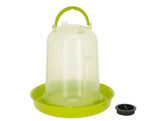 Abreuvoir en plastique vert  avec bouchon  8L