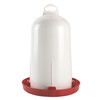 Abreuvoir double cylindre blanc/rouge  12L