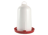 Abreuvoir double cylindre blanc/rouge  12L