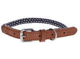 Halsband Phoenix  blauw  9 mm / 30-40 cm