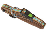 Halsband Wild Life bruin  30-45cm/20mm