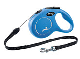 Laisse-corde Flexi NewClassic bleu  taille S  8m  max.12kg
