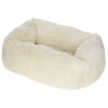 Knuffelbed Fluffy  creme  60x40 cm