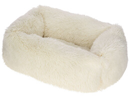 Corbeille Fluffy creme  60X40 cm