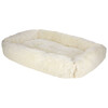 Knuffelbed Fluffy  creme  100x70 cm