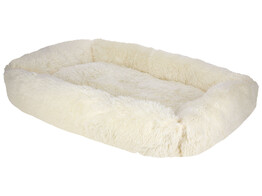 Knuffelbed Fluffy  creme  100x70 cm