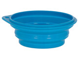 Silicone reisvoerbak  vouwb.  250 ml  blauw