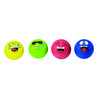 Foam rubber Faces balls   6 3 cm  display 24 pcs