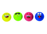 Foam rubber Faces balls   6 3 cm  display 24 pcs