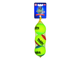 Tennis ball with squeeker   M 6 5 cm  Net of 3 pcs