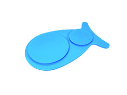 Silicone activity bowl  Fish    23 x 13 5 cm