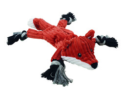 Plush fox with rope   38 cm