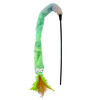 Rod with feathers   display 20 pcs   pole  40 cm  toy with feather  56 cm