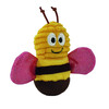 Fabric bee with catnip   Display 16 pcs  9 cm