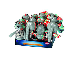 Plush animals  Patchwork    display 12 pcs  23-25 cm