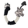 Plush zebra with rope inside   61 cm