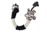 Plush zebra with rope inside   61 cm