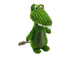 Plush crocodile with rope   28 cm