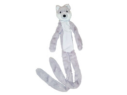 Plush wolf long  with rope inside   105 cm