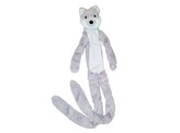 Plush wolf long  with rope inside   105 cm