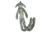 Ane en peluche long  avec corde a l interieur   105 cm