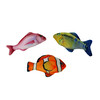 Plush fish with catnip   Display 24 pcs  14 5   16 5 cm