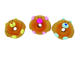 Latex donut  Animal    Display 18 pcs  8 5 cm