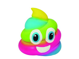 Jouet en latex  Happy Rainbow Poop    11 cm