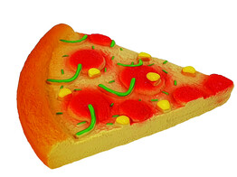 Latex Pizza   15 cm