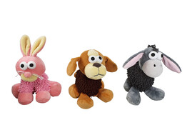 Moppy Toy Dog/Donkey/Rabbit   display 12 pcs  17-18 cm