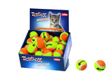 Balle de tennis pour chats   display 32 pieces  O 4 5 cm