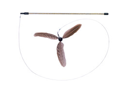 Rod  Whirlwind    Pole 33 cm  cord with feathers 91 cm