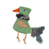 Canard en tissu avec herbe a chat   15 cm