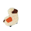 Lama en peluche avec herbe a chat   10 5 cm