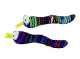 Wool snake   2 pcs with catnip  16 cm