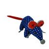 Souris en peluche avec catnip   18 cm  28 cm