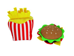 Plush food  Classic    display 18pcs  5 x 7   10 cm