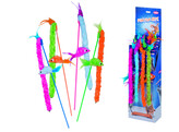 Frond with toy   display 18 pcs  rod 45 cm 37 cm