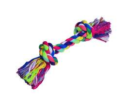 Rope Toy  Playing rope   270g  2 knots  app. 36 cm