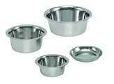 Stainless steel bowl flat   12 5 cm 0 20 ltr