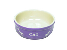 Cat ceramic dish  CAT    O13 5 X 5 cm  250 ml