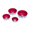 Stainless steel bowl HEAVY PAW  anti slip   13 5 cm 0 45 ltr