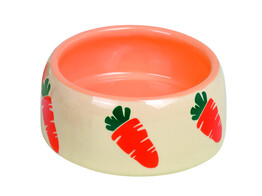 Ceramic feeding trough  CARROT    O 12cm  250 ml