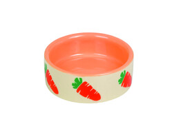 Rodent ceramic dish  CARROT    O7 5 x 2 5 cm  55 ml