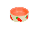 Rodent ceramic dish  CARROT    O7 5 x 2 5 cm  55 ml