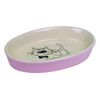 Cat ceramic dish oval   17 X 11 X 2 5 cm  120 ml